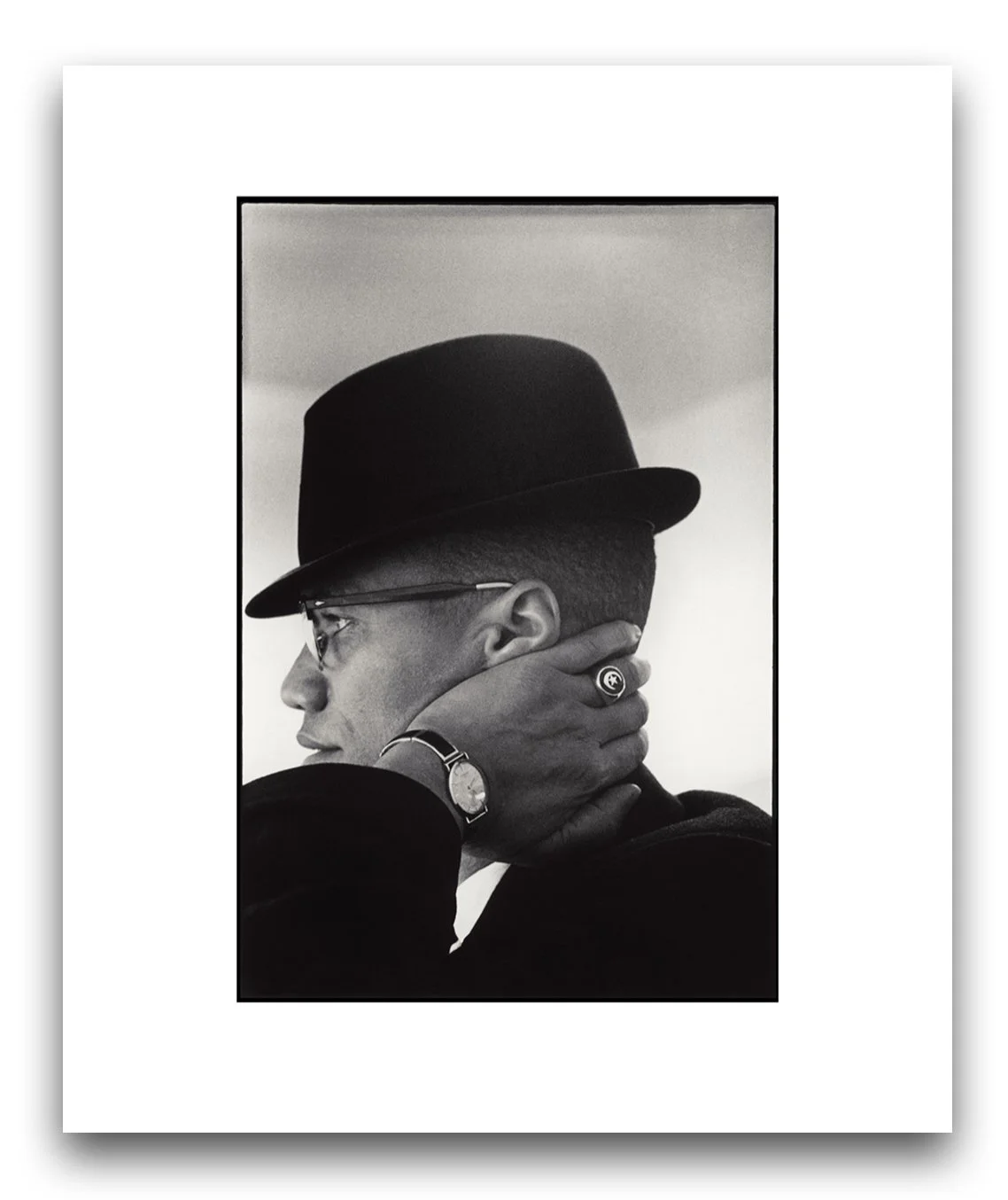 Limited edition print: Malcolm X, Chicago, 1961 — Eve Arnold